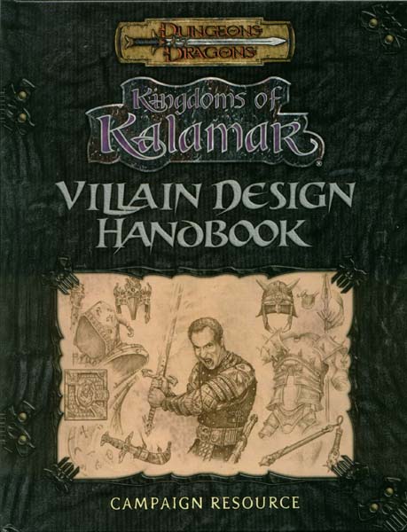 TSR Dungeons & Dragons Archive: Kingdoms of Kalamar: Villain Design Handbook