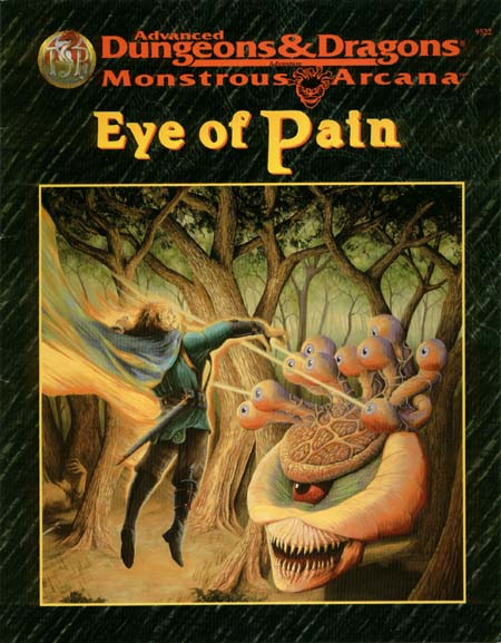 TSR Dungeons & Dragons Archive: Monstrous Arcana: Eye of Pain