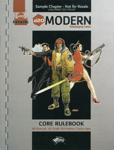 Third Edition Dungeons & Dragons Archive: d20 System: d20 Modern Roleplaying Game Sample Chapter