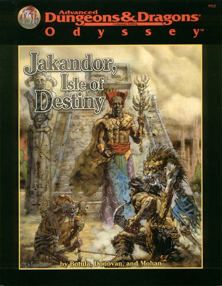 TSR Dungeons & Dragons Archive: Odyssey: Jakandor, Isle of Destiny