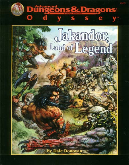 TSR Dungeons & Dragons Archive: Odyssey: Jakandor, Land of Legend
