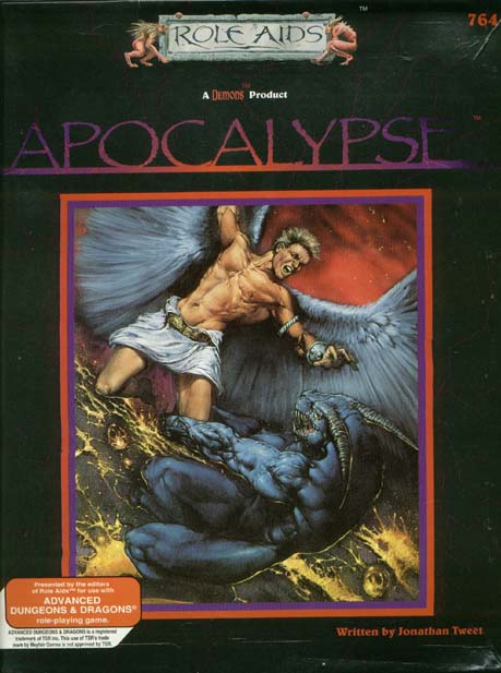 TSR Dungeons & Dragons Archive: Role Aids: Apocalypse