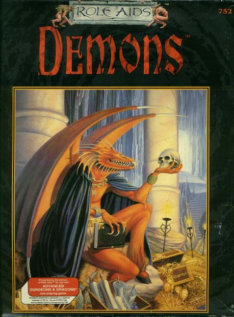 TSR Dungeons & Dragons Archive: Role Aids: Demons