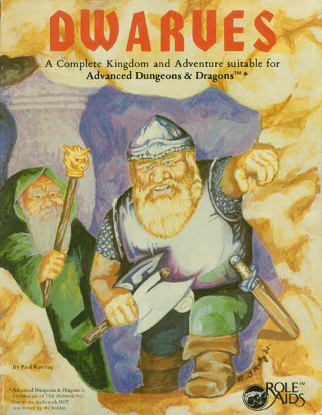 TSR Dungeons & Dragons Archive: Role Aids: Dwarves