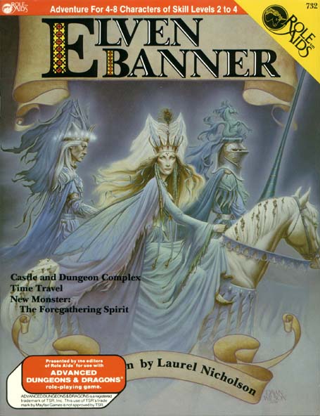 TSR Dungeons & Dragons Archive: Role Aids: Elven Banner