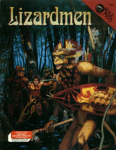 TSR Dungeons & Dragons Archive: Role Aids: Lizardmen