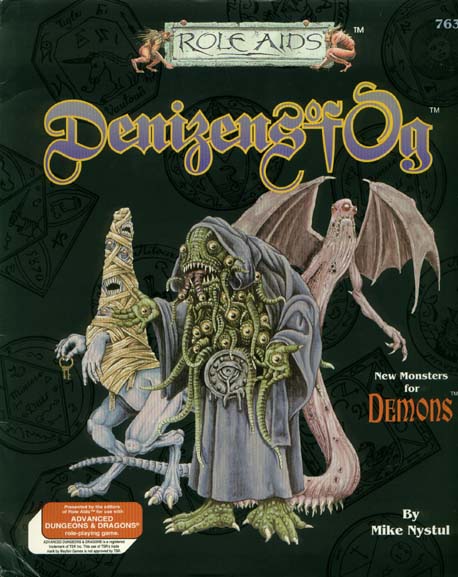 TSR Dungeons & Dragons Archive: Role Aids: Denizens of Og