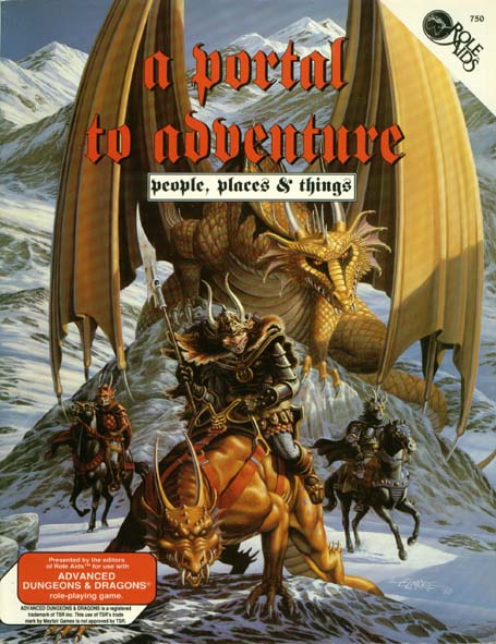 TSR Dungeons & Dragons Archive: Role Aids: A Portal to Adventure