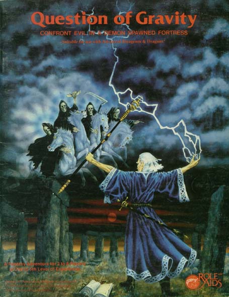 TSR Dungeons & Dragons Archive: Role Aids: Question of Gravity