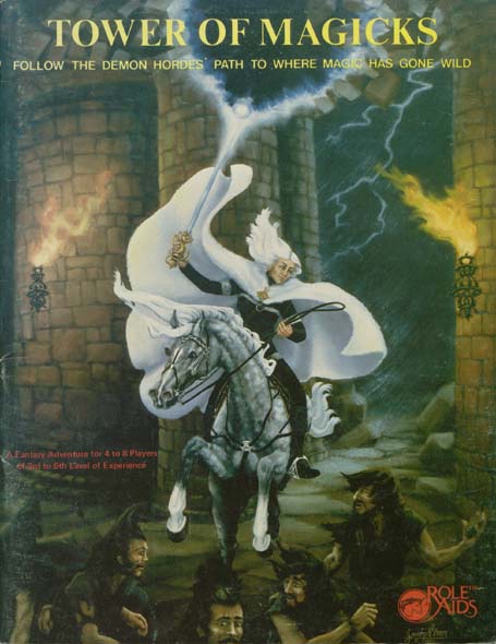 TSR Dungeons & Dragons Archive: Role Aids: Tower of Magicks