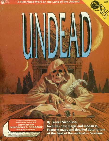 TSR Dungeons & Dragons Archive: Role Aids: Undead