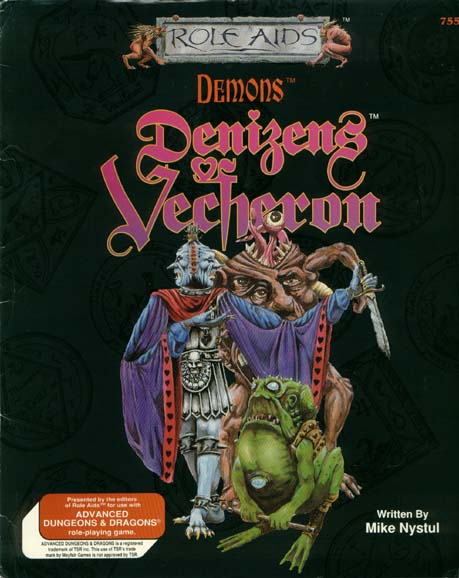 TSR Dungeons & Dragons Archive: Role Aids: Denizens of Vecheron