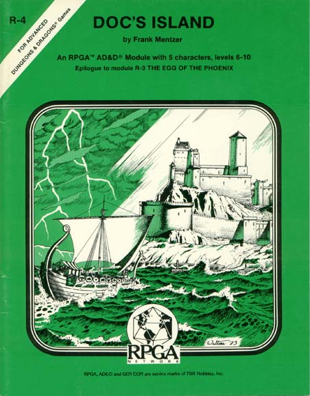 TSR Dungeons & Dragons Archive: Doc's Island