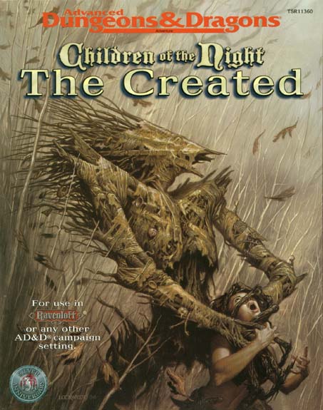 TSR Dungeons & Dragons Archive: Ravenloft: Children of the Night: The Created