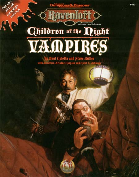 TSR Dungeons & Dragons Archive: Ravenloft: Children of the Night: Vampires