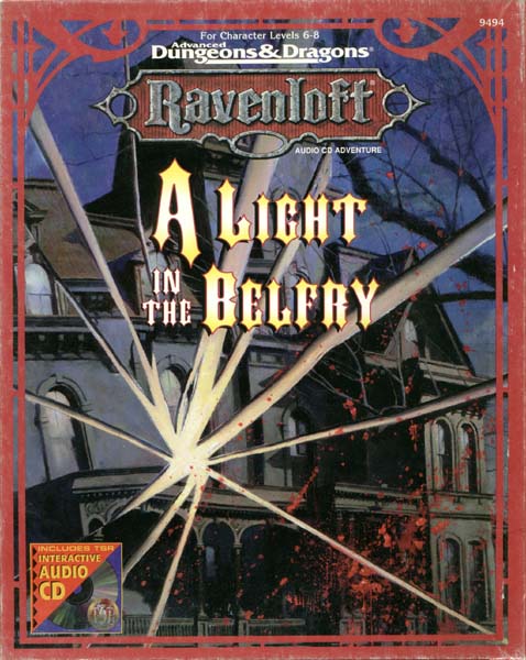 TSR Dungeons & Dragons Archive: Ravenloft: A Light in the Belfry
