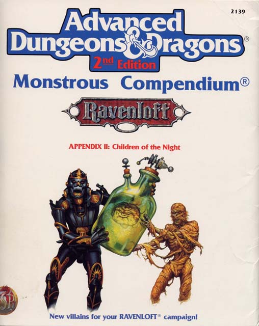 TSR Dungeons & Dragons Archive: Ravenloft: Monstrous Compendium II