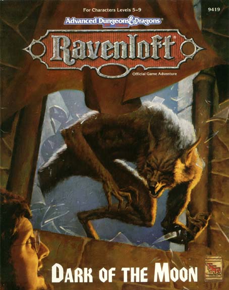 TSR Dungeons & Dragons Archive: Ravenloft: Dark of the Moon