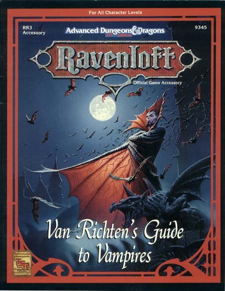 TSR Dungeons & Dragons Archive: Ravenloft: Van Richten's Guide to Vampires