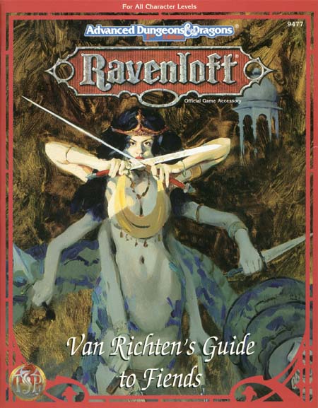 TSR Dungeons & Dragons Archive: Ravenloft: Van Richten's Guide to Fiends
