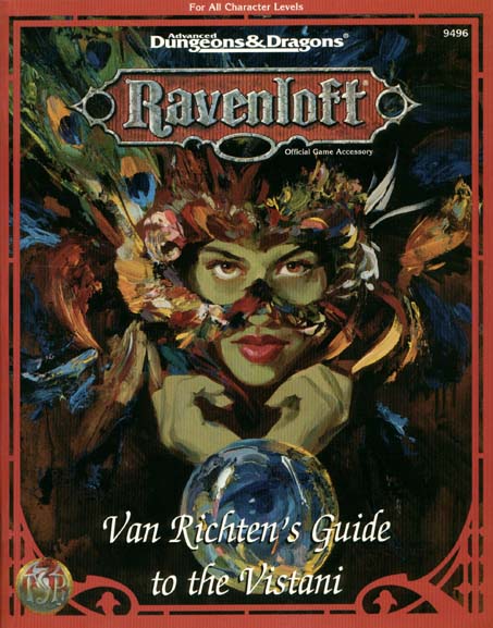 TSR Dungeons & Dragons Archive: Ravenloft: Van Richten's Guide to the Vistani
