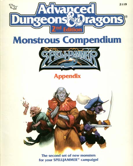 TSR Dungeons & Dragons Archive: Spelljammer: Monstrous Compendium Spelljammer Appendix