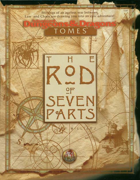 TSR Dungeons & Dragons Archive: Tomes: The Rod of Seven Parts