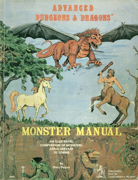 TSR Dungeons & Dragons Archive: UK Archive: Monster Manual