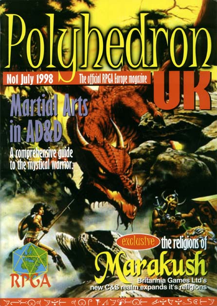TSR Dungeons & Dragons Archive: UK Archive: Polyhedron UK #1