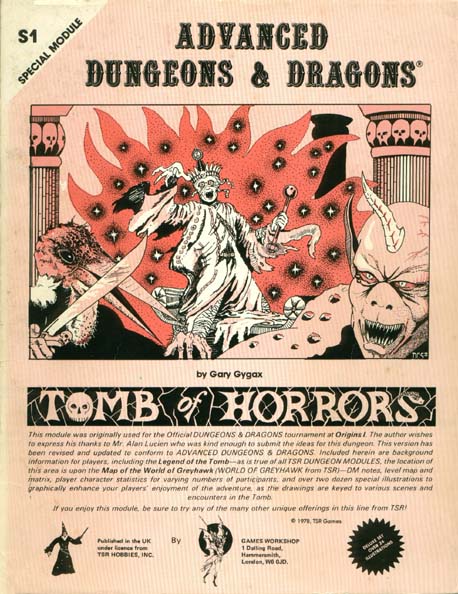 TSR Dungeons & Dragons Archive: UK Archive: S1 Tomb of Horrors